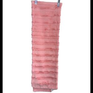 Sew sweet Minky scarf new with tags pink